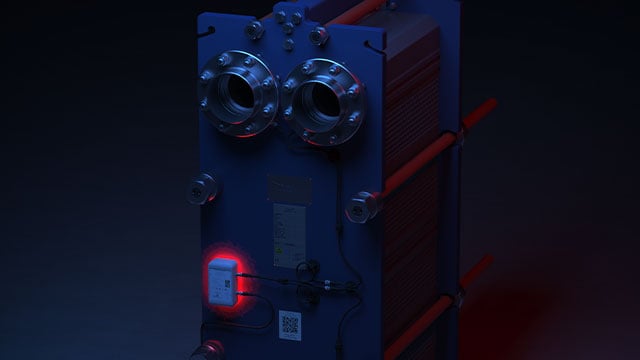 heat exchanger with sensor performance monitoring