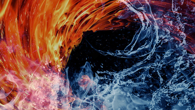 Water and fire