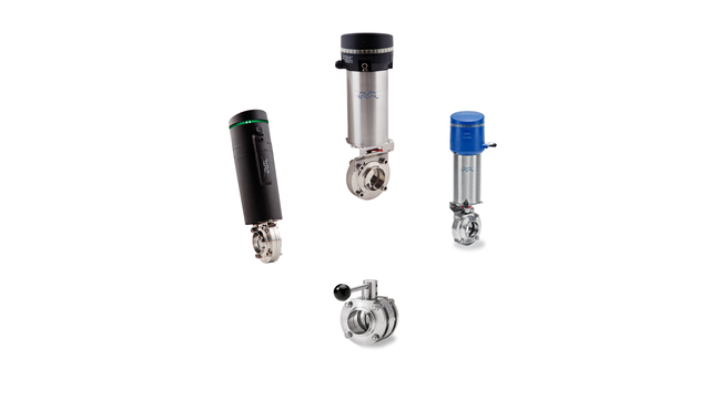 Butterfly valves range